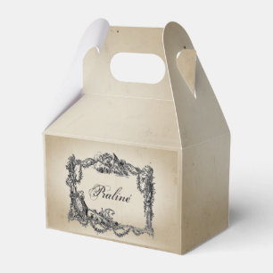 Caixinha De Lembrancinhas Vintage - Baroque Shabby - chic - bombons