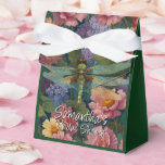 Caixinha De Lembrancinhas Vintage boho chic pastel floral garden dragonfly<br><div class="desc">Vintage pastel floral garden dragonfly favor box. Bridal shower customizable Party favor box.</div>