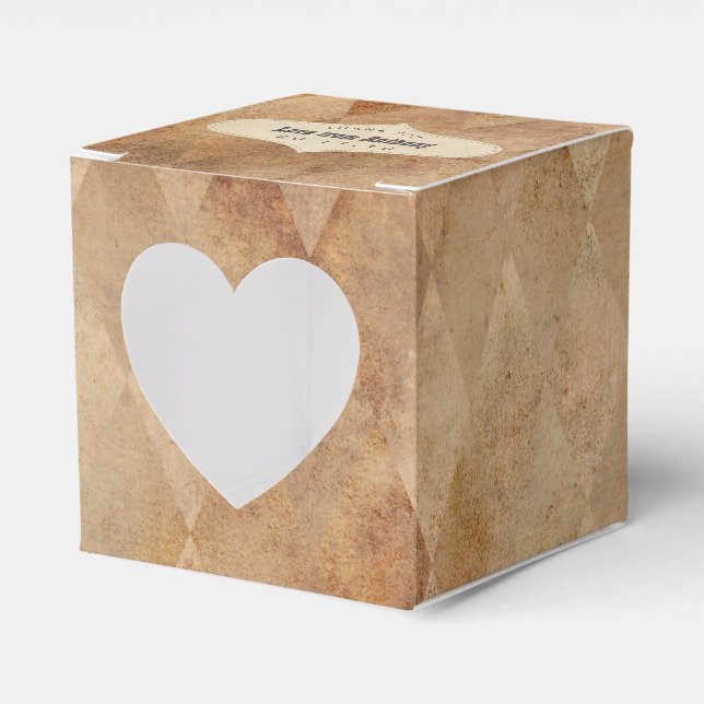 Caixinha De Lembrancinhas Vintage Circus Themed Festa de aniversário (Frente)