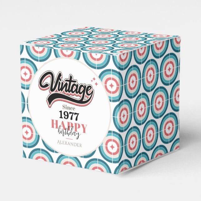 Caixinha De Lembrancinhas Vintage desde - 1977 (Frente)