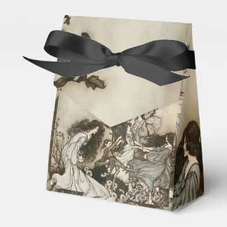 Caixinha De Lembrancinhas Vintage Fairies Arthur Rackham Art Favor Box