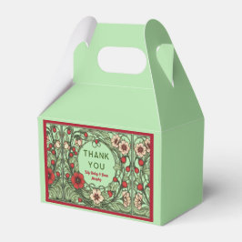 Caixinha De Lembrancinhas Vintage Garden Art Nouveau Wedding