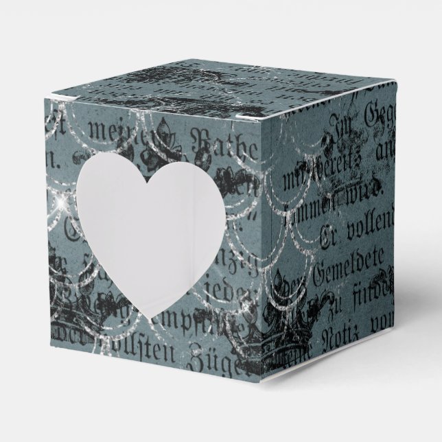 Caixinha De Lembrancinhas Vintage Heráldico Náutico (Frente)