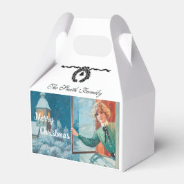 Caixinha De Lembrancinhas Vintage Jenny Nyström Personaliza o Natal