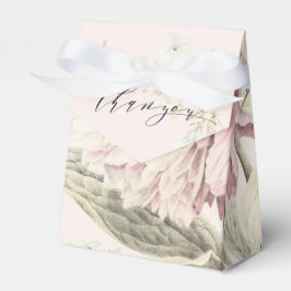 Caixinha De Lembrancinhas Vintage Peony Botanical Fine Art