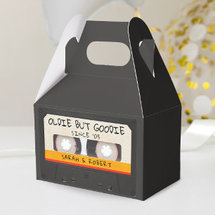 Caixinha De Lembrancinhas Vintage Retro Cassette Tape Weding Favor