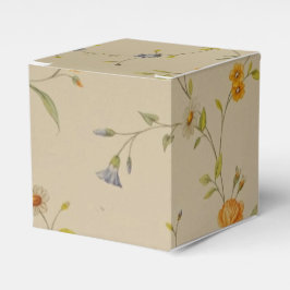Caixinha De Lembrancinhas Vintage Wild Flower Party Box
