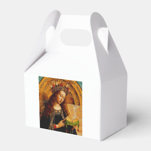 Caixinha De Lembrancinhas Virgem Maria por Jan van Eyck