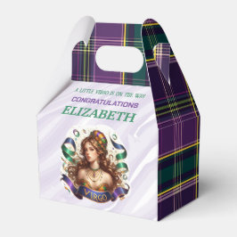 Caixinha De Lembrancinhas Virgo Zodiac Baby Shower 4"w x 2.5"l x 5"h