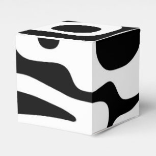 Caixinha De Lembrancinhas Vise Grip: Abstrato preto e branco