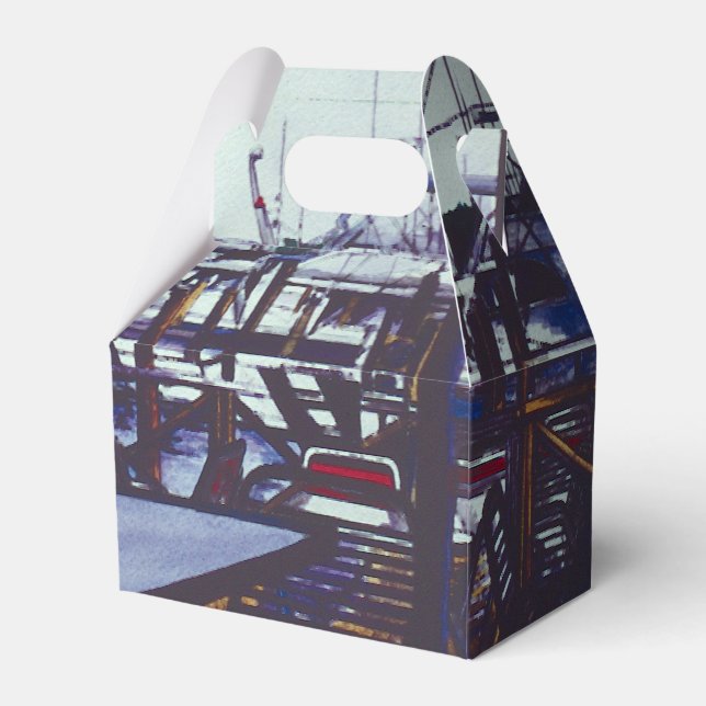 Caixinha De Lembrancinhas Vista do Dia de os namorados, Ilha Harbor (Frente)