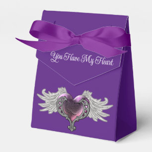 Caixinha De Lembrancinhas Você Tem Meu Coração Rosa Personalizado