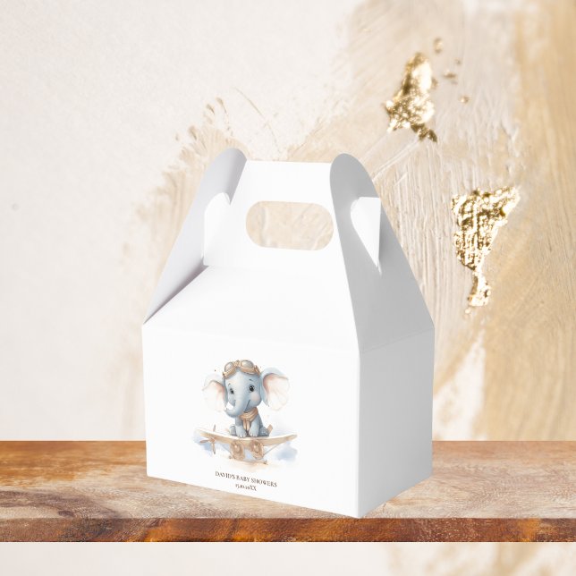 Caixinha De Lembrancinhas Voe para uma Felicidade Adorável: Elefante Aqueced (Criador carregado)