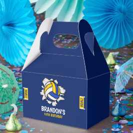 Caixinha De Lembrancinhas Volleyball Funny Birthday Boy