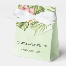 Caixinha De Lembrancinhas Watercolor Hibiscus