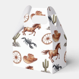 Caixinha De Lembrancinhas Watercolor Western Kid Art