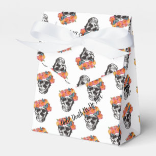 Caixinha De Lembrancinhas WeddingFavour Box Skull Art Até a Morte Nós Part