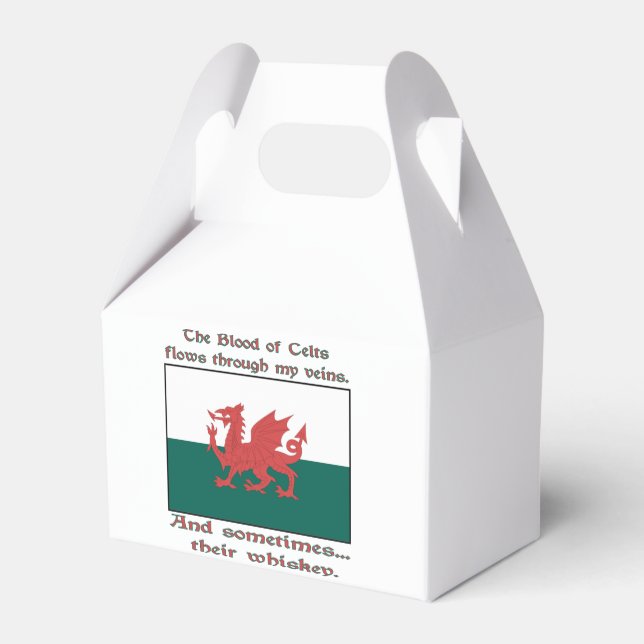 Caixinha De Lembrancinhas Welsh Blood of Celts and Whiskey (Verso)