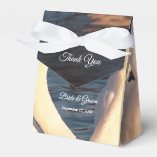 Caixinha De Lembrancinhas White Swans Weding Box