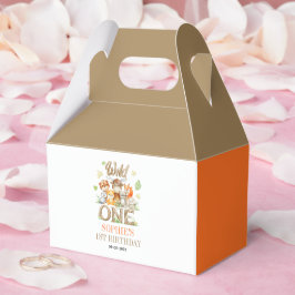 Caixinha De Lembrancinhas Wild One Animal 1st Birthday Party | Safari Jungle