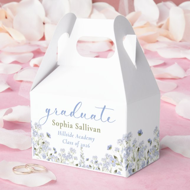 Caixinha De Lembrancinhas Wildflower Bloom Graduation Party (Casamento)