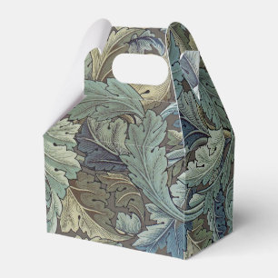 Caixinha De Lembrancinhas William Morris Acanthus Sage Flor de Floral Botâni