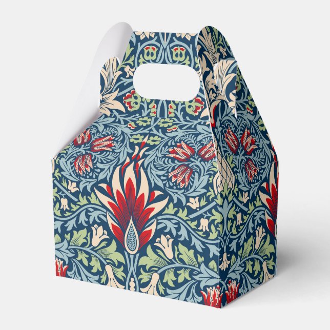 Caixinha De Lembrancinhas William Morris Snakeshead Fritillary Floral Design (Frente)