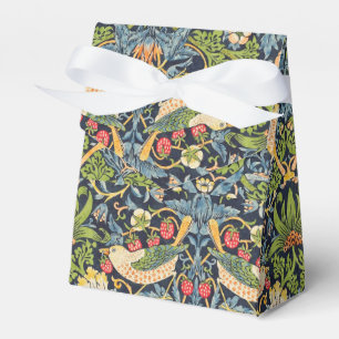 Caixinha De Lembrancinhas William Morris Strawberry Thief Padrão Floral