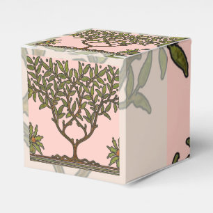 Caixinha De Lembrancinhas William Morris Vintage Tree Floral Design