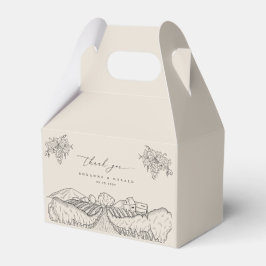 Caixinha De Lembrancinhas Winery Vineyard Wedding California Napa Thank You