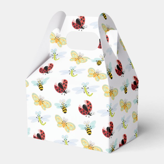 Caixinha De Lembrancinhas Wing-Nutz™_Fluttering Buddies_ doce e divertido (Frente)