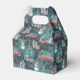 Caixinha De Lembrancinhas Winter Christmas Cozy