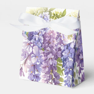 Caixinha De Lembrancinhas Wisteria de cor azul-clara-violeta Elegante