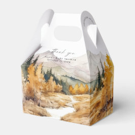 Caixinha De Lembrancinhas Woodland Chá de fraldas Favor Box da Floresta Russ