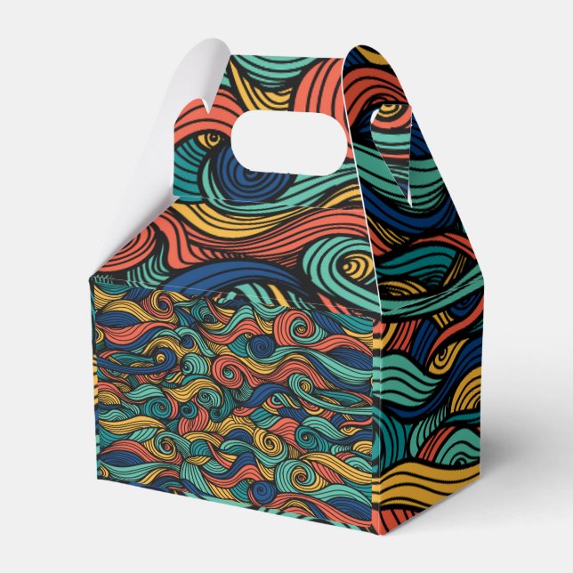 Caixinha De Lembrancinhas Wool Topped paisley (Frente)