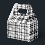 Caixinha De Lembrancinhas Xadrez branca e preto clássico<br><div class="desc">Caixas de favores clássicas de preto e Xadrez branca Elegantes,  Fornecedores de Partido,  Sacos de Tote,  Conjunto de Calhas de Comidas e Bebidas</div>