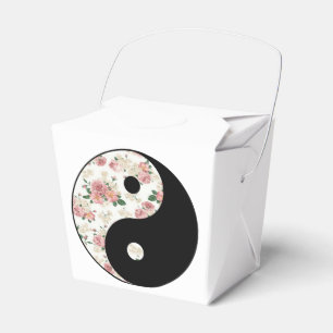 Caixinha De Lembrancinhas Yin floral e Yang