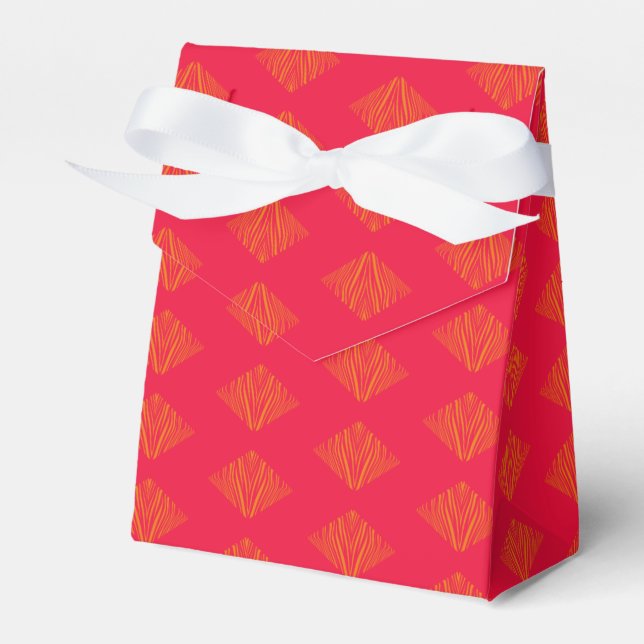 Caixinha De Lembrancinhas Zebra Ornamental Favor Box (Frente)