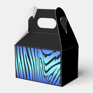 Caixinha De Lembrancinhas Zesty Zebra Blue