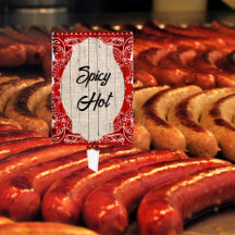 Red Bandana Spicy Hot Comida não é uma