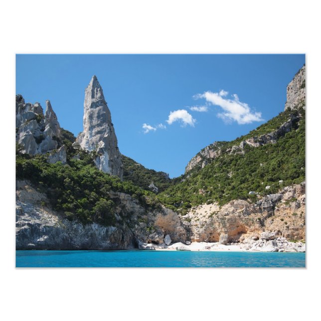 Cala Goloritze Beach, impressão de fotografia na S (Frente)