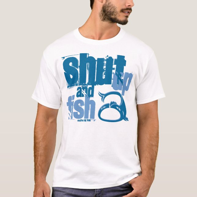 Calado e peixe - Camisas de Pesca Engraçadas (Frente)