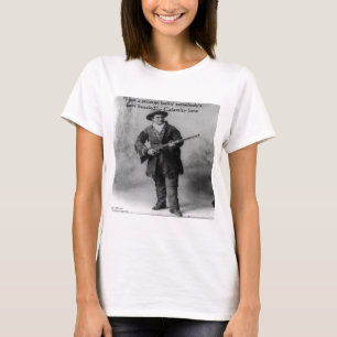 Calamity Jane Humor Cote Oferece Camisetas e Cartõ