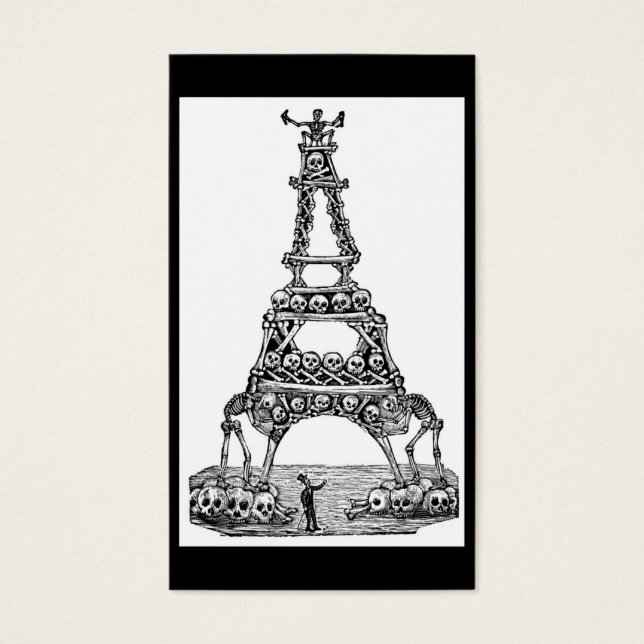 Calavera da Torre Eiffel c. final dos anos 1800 (Frente)