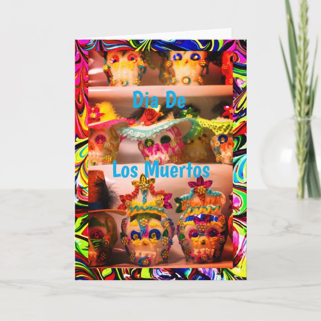 Calaveritas de Azucar, Cartão Saudável de 5" x 7" (Frente)