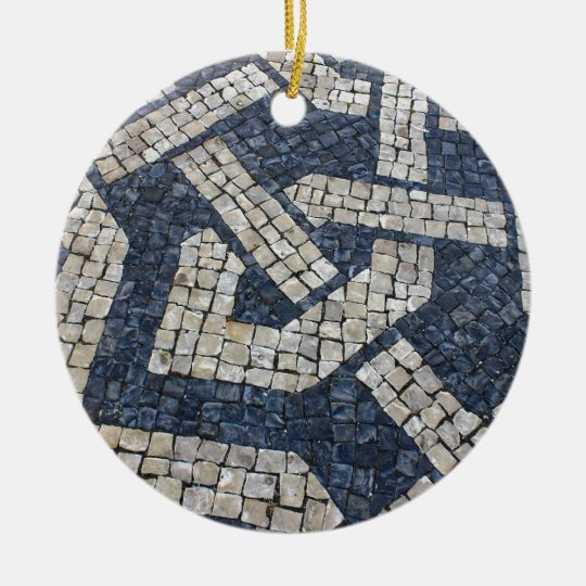 Calcada Portuguesa, Portuguese Pavement Ornamento De Cerâmica
