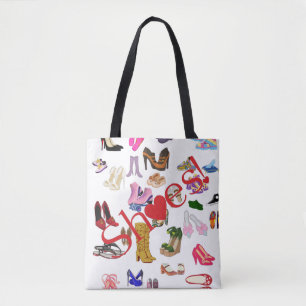 Calçado! Bolsa Tote Lover de Moda Brilhante e Co