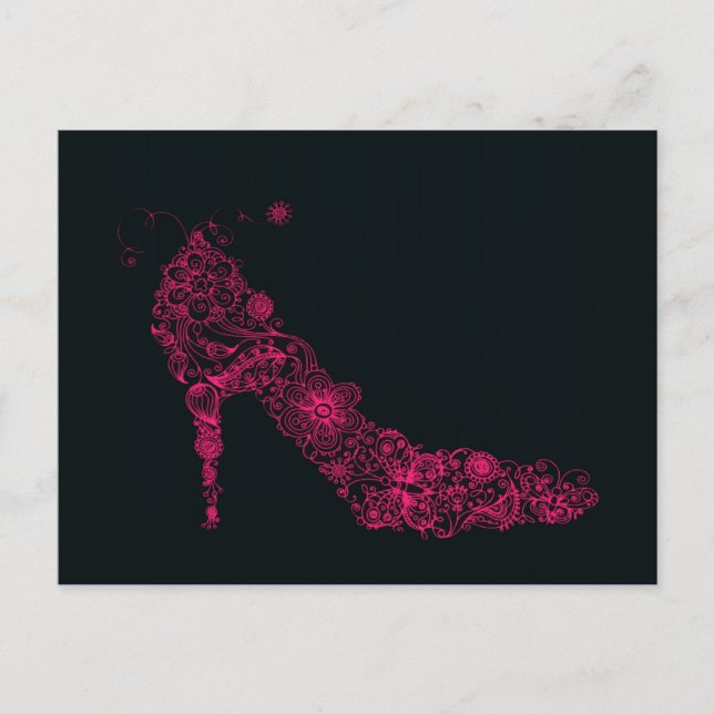 Calçado chic ~ Cartão postal (Frente)