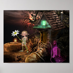 CALÇADO DA CASA DE COTE ELF GIRL FANTASY POSTER