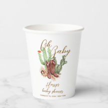 Calçado de cowboy moderno Boho Cactus